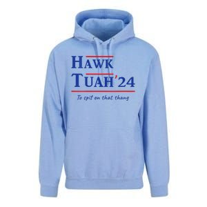 Hawk Tush Spit On That Thang Viral Election Parody Unisex Surf Hoodie