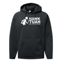 Hawk Tuah Spit On That Thang Funny Interview Meme Performance Fleece Hoodie