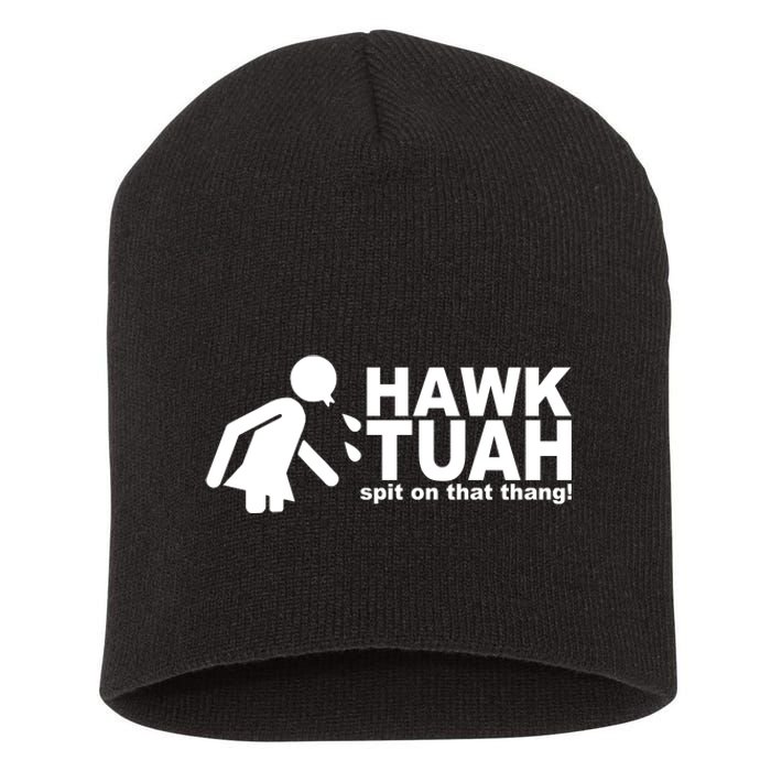 Hawk Tuah Spit On That Thang Funny Interview Meme Short Acrylic Beanie