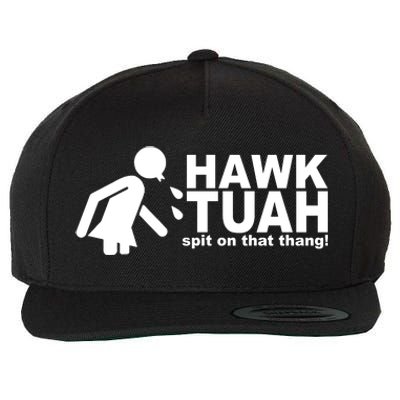 Hawk Tuah Spit On That Thang Funny Interview Meme Wool Snapback Cap