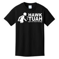 Hawk Tuah Spit On That Thang Funny Interview Meme Kids T-Shirt