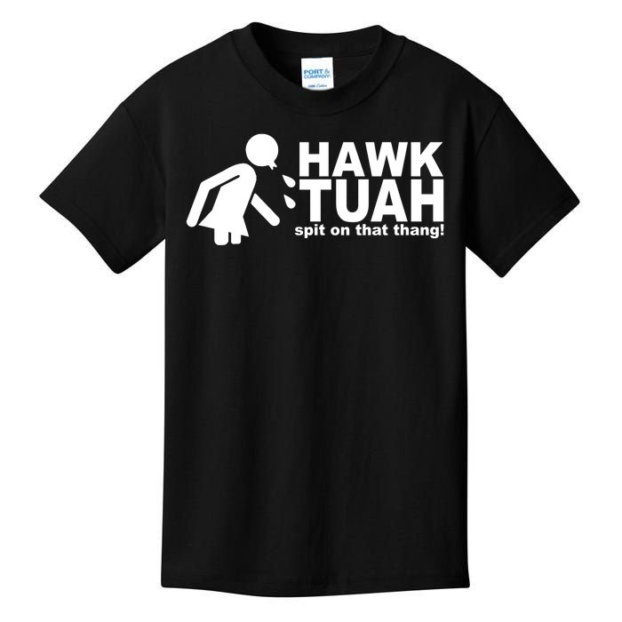 Hawk Tuah Spit On That Thang Funny Interview Meme Kids T-Shirt