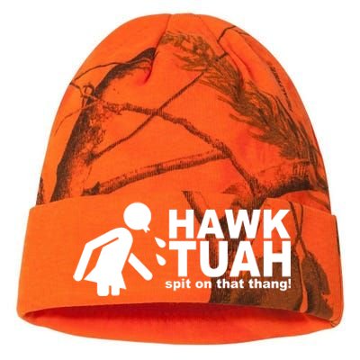 Hawk Tuah Spit On That Thang Funny Interview Meme Kati Licensed 12" Camo Beanie