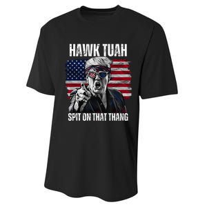 Hawk Tush Spit On That Thing Funny Performance Sprint T-Shirt