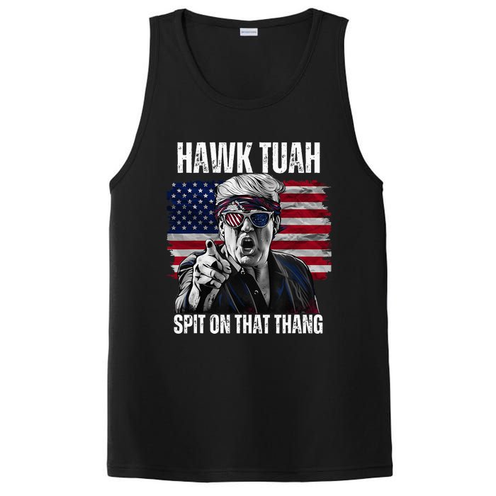 Hawk Tush Spit On That Thing Funny PosiCharge Competitor Tank