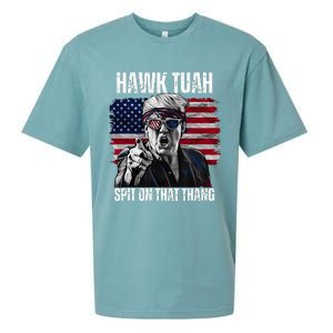 Hawk Tush Spit On That Thing Funny Sueded Cloud Jersey T-Shirt