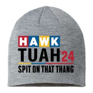 Hawk Tuah Spit On That Thang Trending Sustainable Beanie