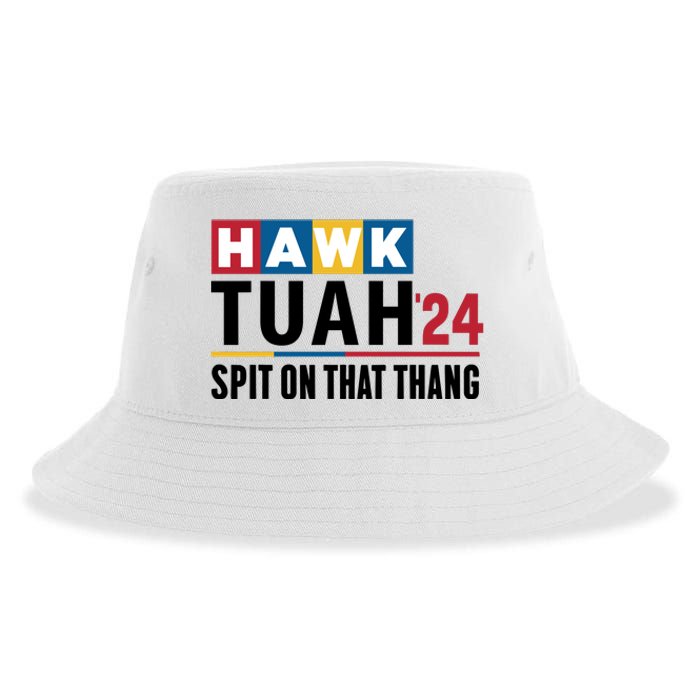 Hawk Tuah Spit On That Thang Trending Sustainable Bucket Hat