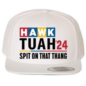 Hawk Tuah Spit On That Thang Trending Wool Snapback Cap