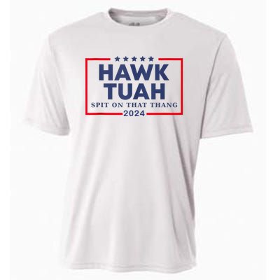 Hawk Tuah 24 Spit On That Cooling Performance Crew T-Shirt