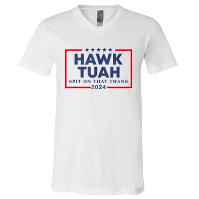 Hawk Tuah 24 Spit On That V-Neck T-Shirt