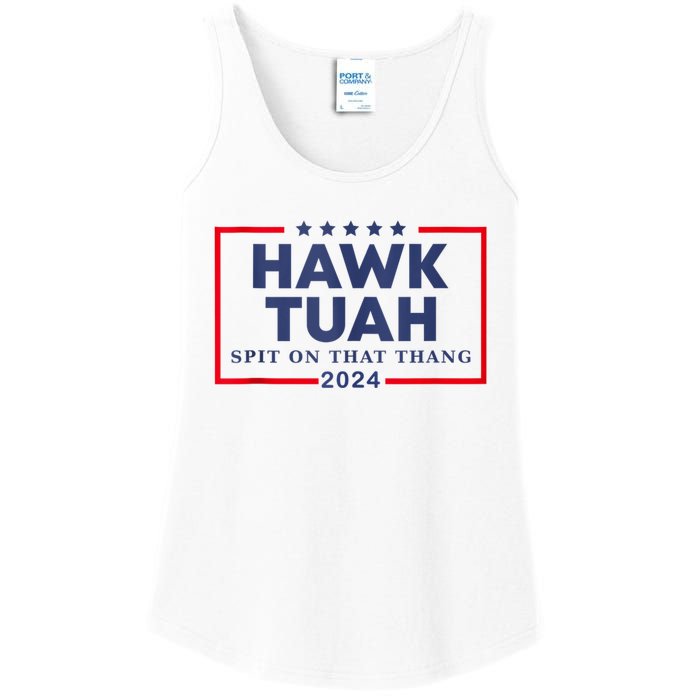 Hawk Tuah 24 Spit On That Ladies Essential Tank