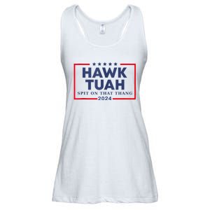 Hawk Tuah 24 Spit On That Ladies Essential Flowy Tank