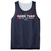 Hawk Tuah Spit On That Thang 2024 Funny Election Meme Mesh Reversible Basketball Jersey Tank