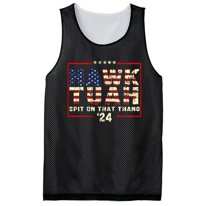 Hawk Tuah Spit On That Thang Trending Mesh Reversible Basketball Jersey Tank