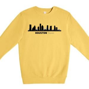 Houston Texas Skyline Premium Crewneck Sweatshirt