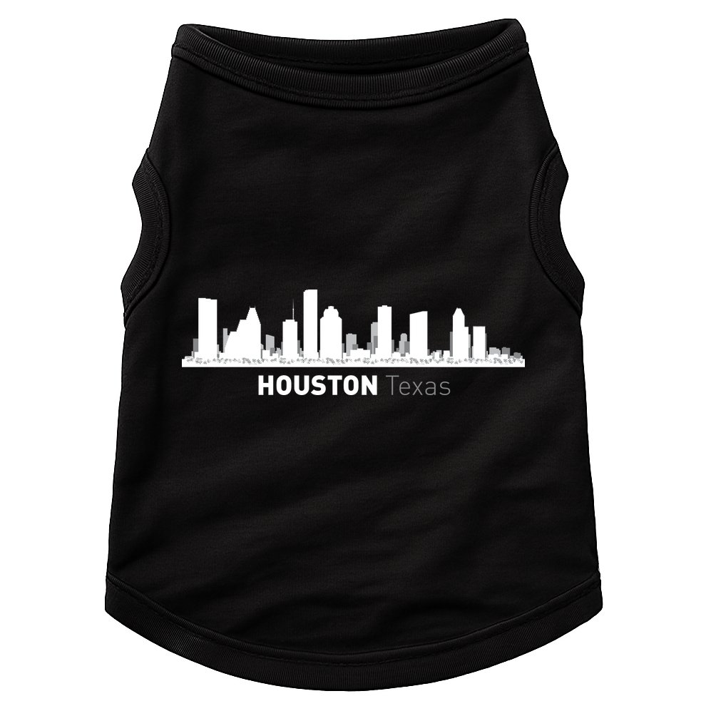 Houston Texas Skyline Doggie Tank