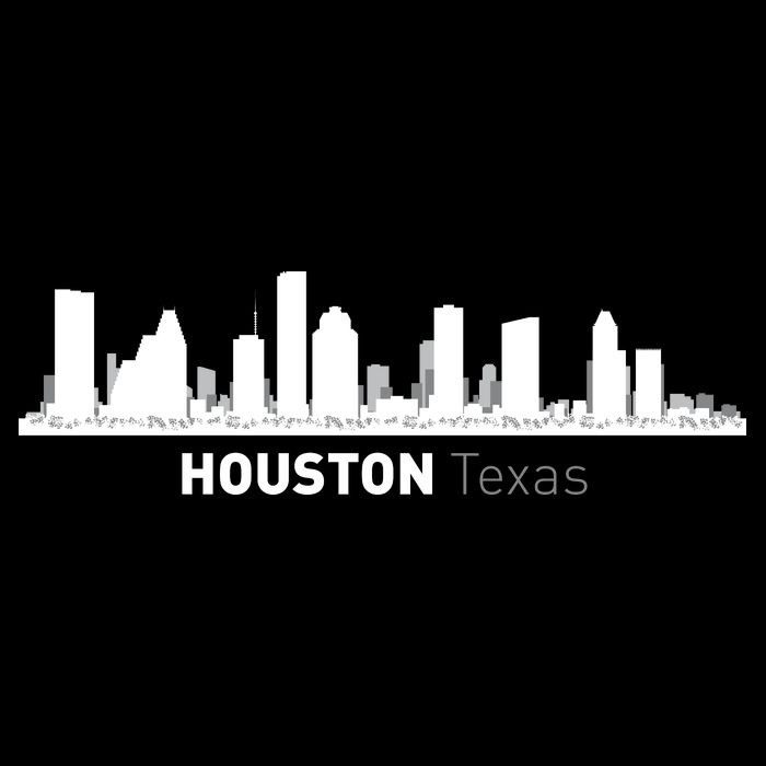 Houston Texas Skyline Cooling Performance Crew T-Shirt