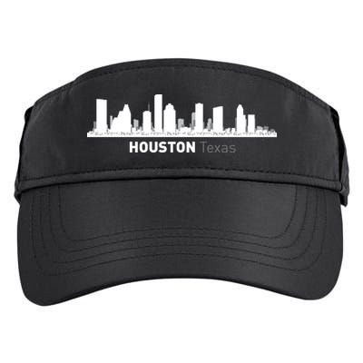 Houston Texas Skyline Adult Drive Performance Visor