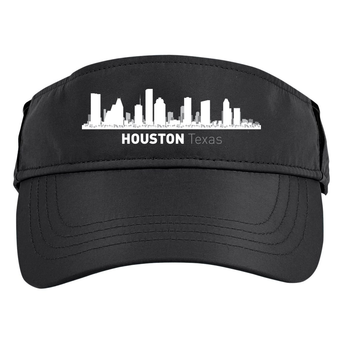 Houston Texas Skyline Adult Drive Performance Visor