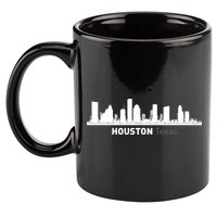 Houston Texas Skyline 11oz C Handle Ceramic Mug
