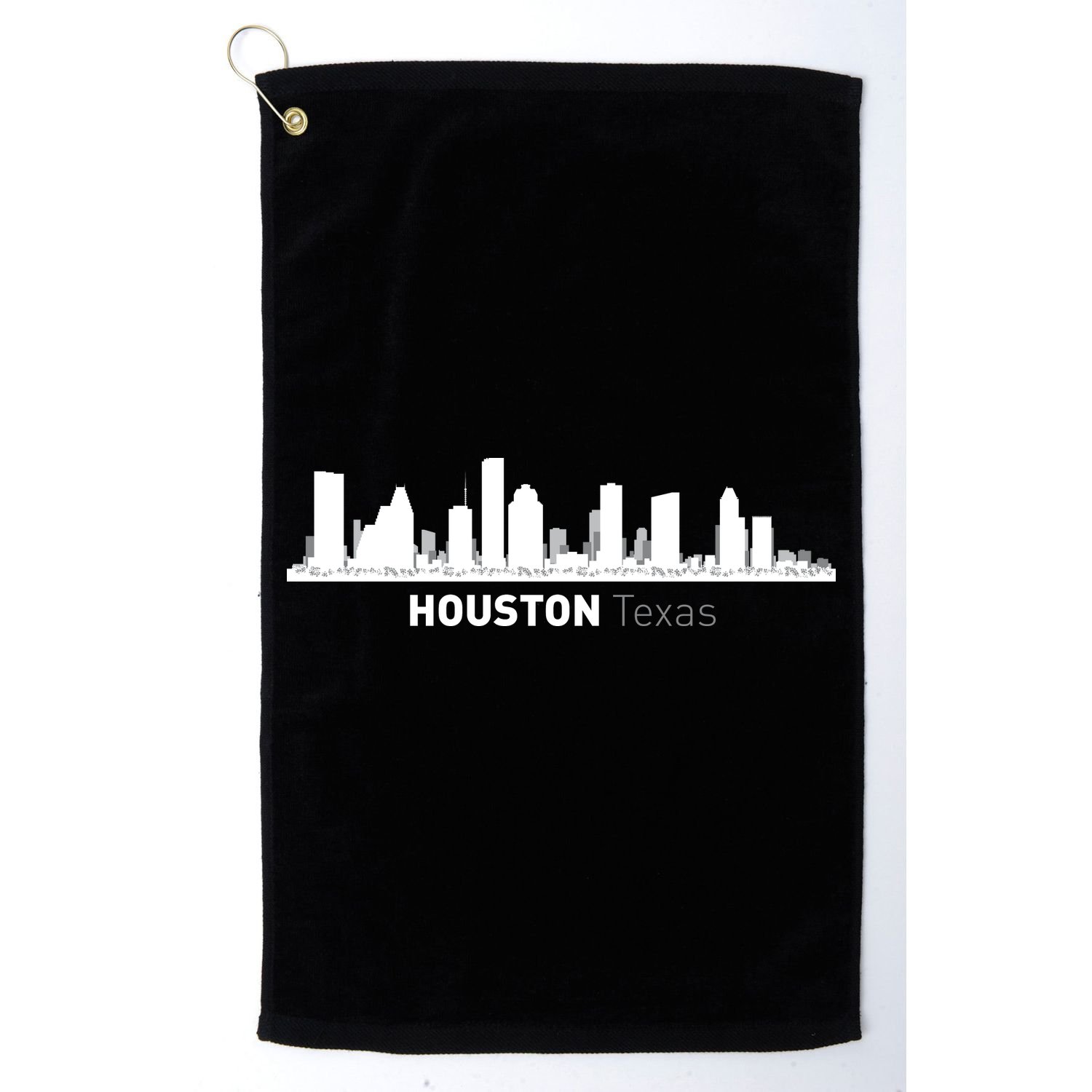 Houston Texas Skyline Golf Towel