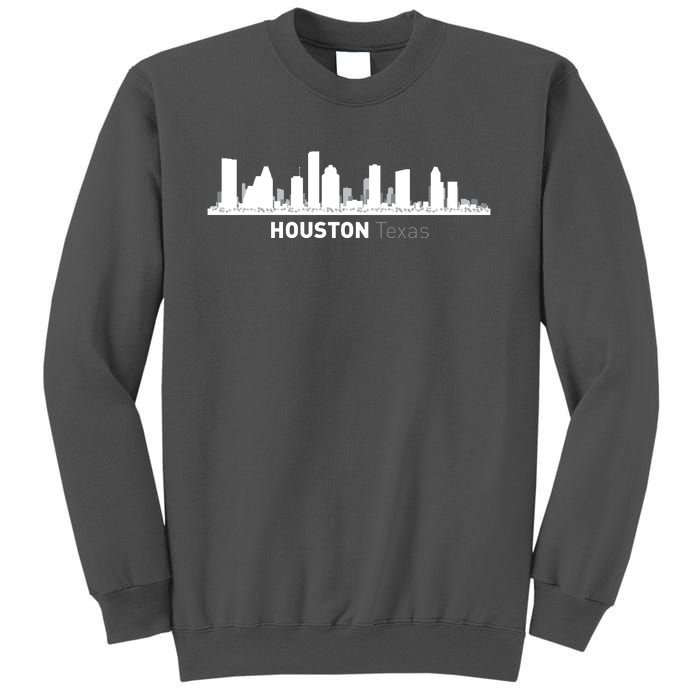 Houston Texas Skyline Tall Sweatshirt