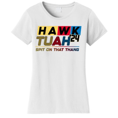 Hawk Tuah Spit On That Thang Trending Women's T-Shirt