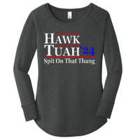 Hawk Tuah Spit On That Thing Presidential Women's Perfect Tri Tunic Long Sleeve Shirt