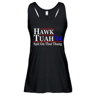 Hawk Tuah Spit On That Thing Presidential Ladies Essential Flowy Tank