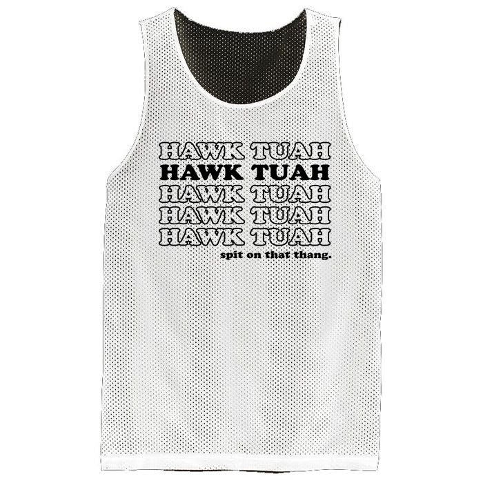 Hawk Tush Spit On That Thang Funny Gag Gift Mesh Reversible Basketball Jersey Tank