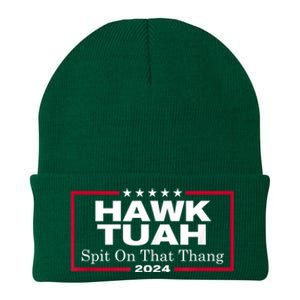 Hawk Tush Spit On That Thing Presidential Candidate Parody Knit Cap Winter Beanie