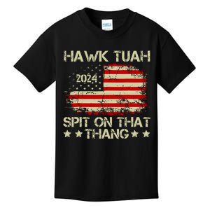 Hawk Tuah Spit On That Thang Trending Kids T-Shirt