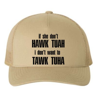 Hawk Twah Spit On That Thang Funny Gif Yupoong Adult 5-Panel Trucker Hat