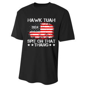 Hawk Tuah Spit On That Thang Trending Performance Sprint T-Shirt