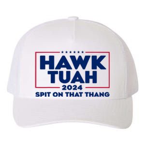 Hawk Tuah Spit On That Thang Trending Yupoong Adult 5-Panel Trucker Hat