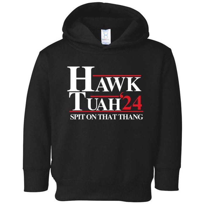 Hawk Tuah Spit On That Thang Trending Toddler Hoodie