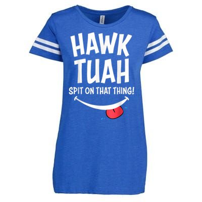 Hawk Tush Spit On That Thing President 2024 Meme Enza Ladies Jersey Football T-Shirt