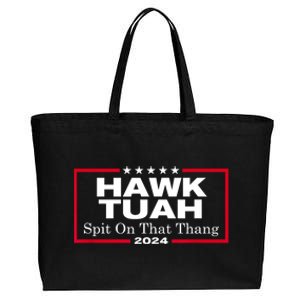 Hawk Tush Spit On That Thang Funny Presidential Candidate Parody Gift Cotton Canvas Jumbo Tote