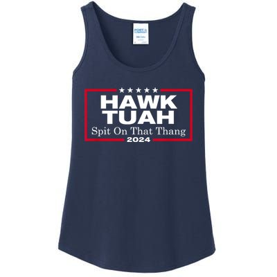 Hawk Tush Spit On That Thang Funny Presidential Candidate Parody Gift Ladies Essential Tank