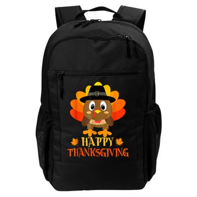 Happy Thanksgiving Shirts For Boys Girls Kids Pilgrim Turkey Daily Commute Backpack