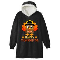 Happy Thanksgiving Shirts For Boys Girls Kids Pilgrim Turkey Hooded Wearable Blanket