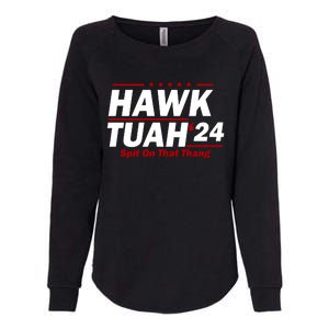 Hawk Tuah Spit On That Thang Trending Womens California Wash Sweatshirt