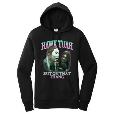 Hawk Tush Spit On That Thing Presidential Candidate Parody Women's Pullover Hoodie