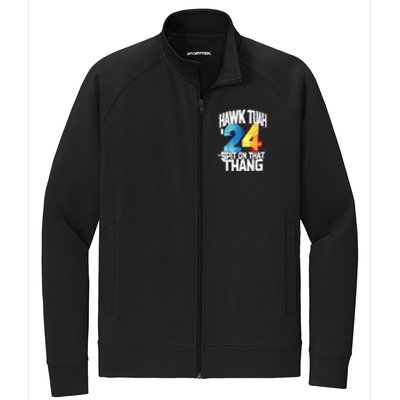 Hawk Tush Spit On That Thing Presidential Candidate 2024 Gift Stretch Full-Zip Cadet Jacket