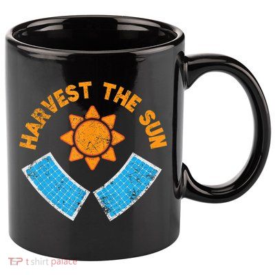 Harvest The Sun Solar Power Great Gift 11oz C Handle Ceramic Mug