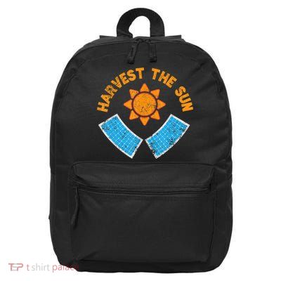 Harvest The Sun Solar Power Great Gift 16 in Basic Backpack