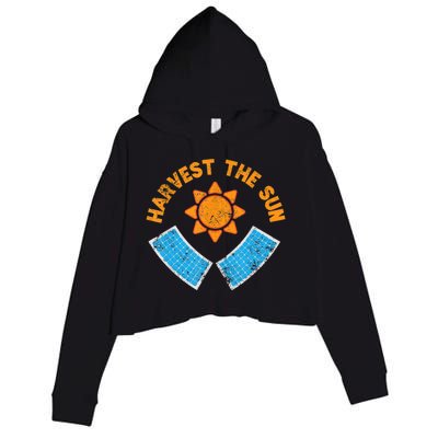 Harvest The Sun Solar Power Great Gift Crop Fleece Hoodie