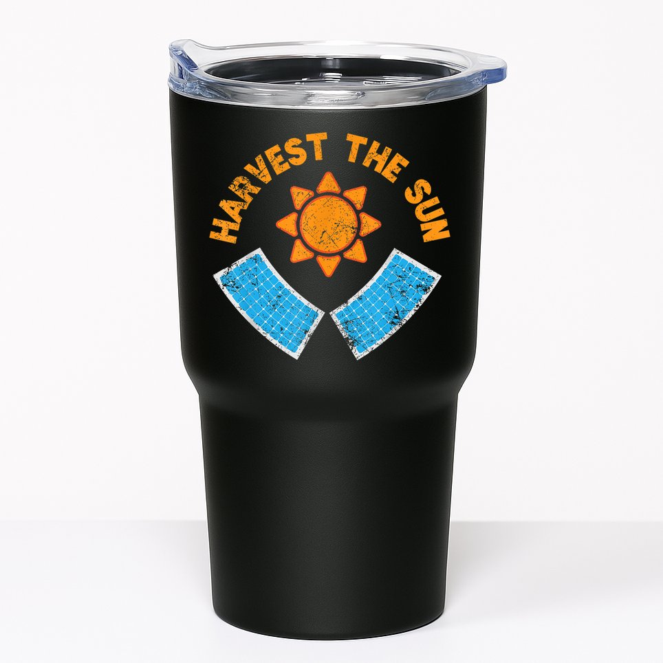 Harvest The Sun Solar Power Great Gift Tumbler