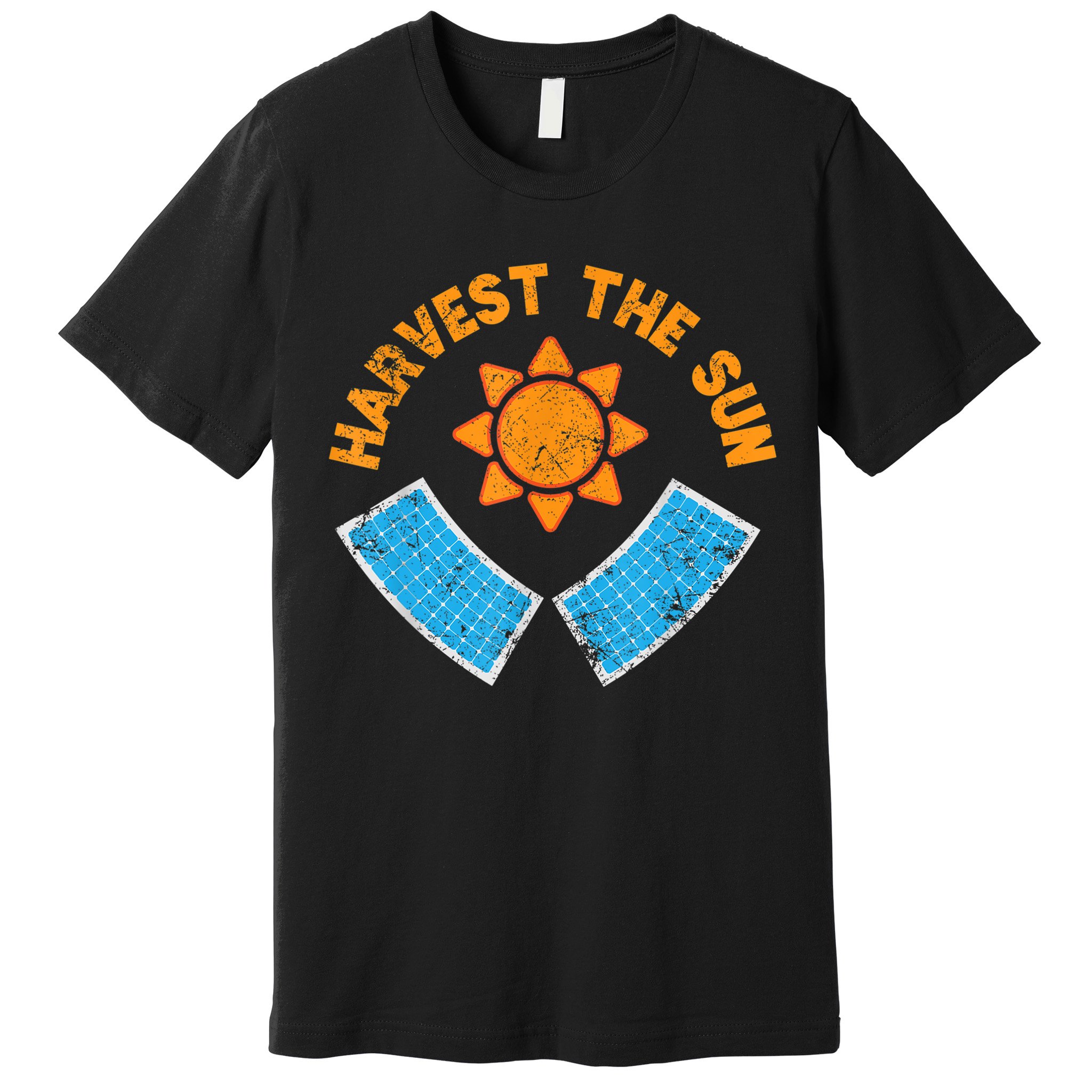 Harvest The Sun Solar Power Great Gift Premium T-Shirt